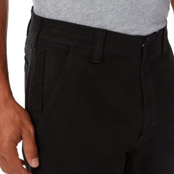 CAT Caterpillar Utility Work Pants Mens 38 x 34 Black Flex Waistband Cell Pocket - Picture 6 of 16